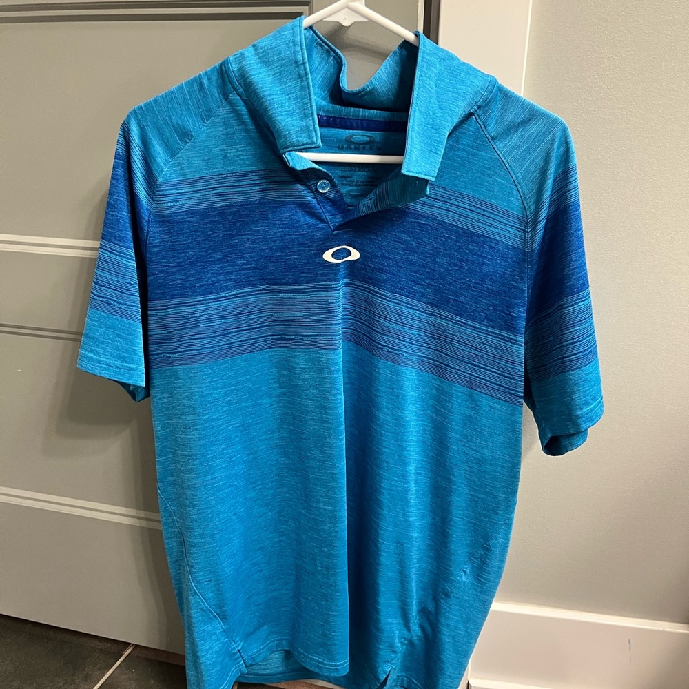 Oakley Men's Blue Polo Shirt
